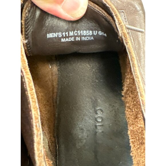 Cole Haan Mens Brown Leather Chukka Boots Size 11M - Picture 10 of 11